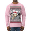 All I Want for Christmas are Sharks With Frickin Laser Beams Attached to their Heads Funny 90s 00s Comedy Movie Ugly Christmas Sweater Mens Long Sleeve Shirt