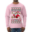 Milk And Cookie Time Christmas Sweater, Ugly Christmas Sweater Mens Long Sleeve Shirt