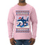 Tralalero Fa La La Brainrot, Ugly Christmas Sweater Mens Long Sleeve Shirt