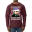 Santa Mike Michael Scott The Office Ugly Christmas Sweater Mens Long Sleeve Shirt