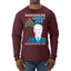 Mistle Joe Shut Up And Kiss Me Man Biden Ugly Christmas Sweater Mens Long Sleeve Shirt