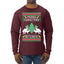 Merry Christmas Bitches Ugly Christmas Sweater Mens Long Sleeve Shirt