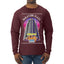 Retro Nakatomi Plaza 1988 Holiday Party Ugly Christmas Sweater Mens Long Sleeve Shirt