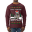 Does Someone Need a Hug? Cute Raccoon Ugly Christmas Sweater Mens Long Sleeve Shirt