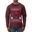 Merry Swishmas Basketball Sports Ugly Christmas Sweater Mens Long Sleeve Shirt