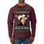 Ya Llegaron Las Nieves De Enero Chalino January Snow Ugly Christmas Sweater Mens Long Sleeve Shirt