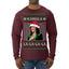 Kamala La La Funny Santa Hat Classic Xmas Song Carol Ugly Christmas Sweater Mens Long Sleeve Shirt