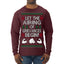 Let the Airing of Grievances Begin Funny TV Sitcom Festivus Ugly Christmas Sweater Mens Long Sleeve Shirt