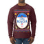 Ultra MAGA Superior Agenda Trump 2024 Funny Beer Logo Ugly Christmas Sweater Mens Long Sleeve Shirt