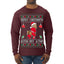 Merry Chrithmith Kith My Ath, Funny Butt Dancing, Viral Kiss My Ass Boxing Fight Meme, Men Women Ugly Christmas Sweater Mens Long Sleeve Shirt