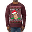 Office Phyllis Navidad Happy Holiday Ugly Christmas Sweater Mens Long Sleeve Shirt