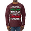 Due To Inflation This Is My Ugly Christmas Sweater Ugly Christmas Sweater Mens Long Sleeve Shirt
