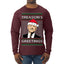 Treason's Greetings Biden President Humor Ugly Christmas Sweater Mens Long Sleeve Shirt