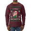 Christmas Karol Santa's Favorite Bichota Ugly Christmas Sweater Mens Long Sleeve Shirt