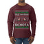 Feliz Navidad Bichota Ugly Christmas Sweater Mens Long Sleeve Shirt
