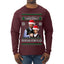 Season's Greeting From Nakatomi Plaza Ugly Christmas Sweater Mens Long Sleeve Shirt