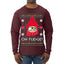 Oh Fudge Funny Story Ugly Christmas Sweater Mens Long Sleeve Shirt