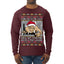Come Out to the Coast Have a Few Laughs Die Hard McClane Ugly Christmas Sweater Mens Long Sleeve Shirt