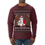 Santa Claus In My Christmas Era Xmas Ugly Christmas Sweater Mens Long Sleeve Shirt