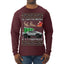 All I Want for Christmas is a Cybertruck Funny Tech Ugly Christmas Sweater Mens Long Sleeve Shirt