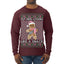 Out Here Looking Like a Snack Cute Xmas Cookie Ugly Christmas Sweater Mens Long Sleeve Shirt