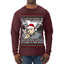 All I Want for Christmas are Sharks With Frickin Laser Beams Attached to their Heads Funny 90s 00s Comedy Movie Ugly Christmas Sweater Mens Long Sleeve Shirt