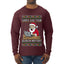 Santa Saw Your Search History, Funny Internet Humor, Ugly Christmas Sweater Mens Long Sleeve Shirt