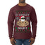 O Swoley Night, Exercise and Fitness Enthusiast, Ugly Christmas Sweater Mens Long Sleeve Shirt