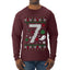 Christmas 7 Meme, Ugly Christmas Sweater Unisex Mens Long Sleeve Shirt