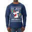 Go Jesus It's Your Birthday Ugly Christmas Sweater Mens Long Sleeve Shirt