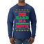 Die Hard is a Christmas Movie Classic, McClane Hans Nakatomi Plaza Xmas Party Holiday Movies Ugly Christmas Sweater Mens Long Sleeve Shirt