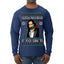 Llega Navidad Y Yo Sin Ti Christmas Is Coming Marco Ugly Christmas Sweater Mens Long Sleeve Shirt