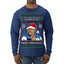 Y'all Got Anymore of that White Christmas Tyrone Biggums Ugly Christmas Sweater Mens Long Sleeve Shirt