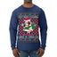 Out Here Looking Like a Snack Funny Cute Christmas Cookie Ugly Christmas Sweater Mens Long Sleeve Shirt