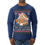 The Only House I Can Afford Funny Millennial Meme Ugly Christmas Sweater Mens Long Sleeve Shirt