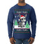 Tuki Tuki Tuki Funny Spanish Music Lyrics Ugly Christmas Sweater Mens Long Sleeve Shirt