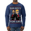Bad Boys for Life Donald Trump JD Vance Funny 90s Movie Ugly Christmas Sweater Mens Long Sleeve Shirt