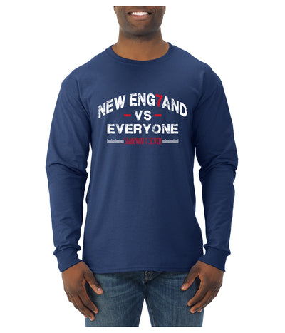 New England Fantasy Football Sports Fan Sweater, Unisex Mens Long Sleeve Shirt