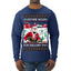 Overtime Hours Rich Men North of Richmond Ugly Christmas Sweater Mens Long Sleeve Shirt