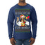 Gonna Party Like It's My Birthday Jesus Ugly Christmas Sweater Mens Long Sleeve Shirt