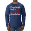 Every Family Needs a Stable Foundation Christmas Mens Long Sleeve Shirt