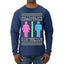 All I Want For Christmas Is For There To Be Two Genders Ugly Christmas Sweater Mens Long Sleeve Shirt