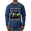 Escaped Bandits Classic Home Holiday Movie Ugly Christmas Sweater Mens Long Sleeve Shirt
