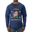 Christmas Karol Santa's Favorite Bichota Ugly Christmas Sweater Mens Long Sleeve Shirt