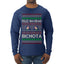 Feliz Navidad Bichota Ugly Christmas Sweater Mens Long Sleeve Shirt