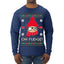 Oh Fudge Funny Story Ugly Christmas Sweater Mens Long Sleeve Shirt