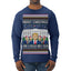 Merry Christmas and a MAGA New Year 2025 Ugly Christmas Sweater Mens Long Sleeve Shirt