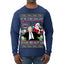 Put the Cookies Down Make America Healthy Again RFK Ugly Christmas Sweater Mens Long Sleeve Shirt