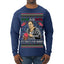 Gabagool It's What's for Dinner, Funny Tony Italian NJ New Jersey Mafia, Classic TV Show Ugly Christmas Sweater Mens Long Sleeve Shirt