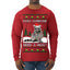 Does Someone Need a Hug? Cute Raccoon Ugly Christmas Sweater Mens Long Sleeve Shirt